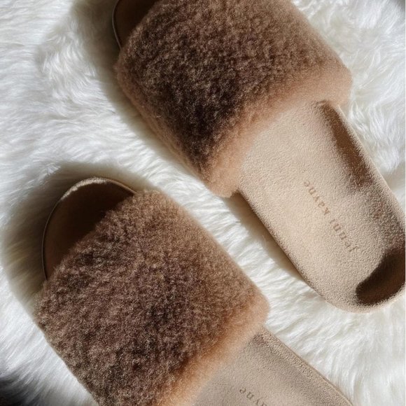 👡 Jenni Kayne Shearling Slide Sandal - Size 36 - Picture 3 of 3